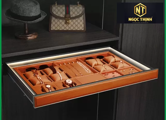 KỆ ĐỂ ĐỒ TRANG SỨC KẾT HỢP LED CAO CẤP TẠI Mỹ Xuân